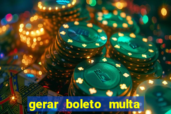 gerar boleto multa detran sp